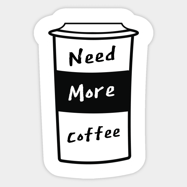 Need More Coffee Sticker by BleizerShtorn